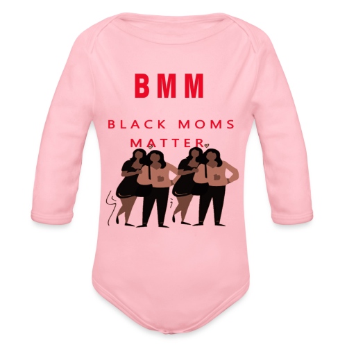 BMM 2 Brown red - Organic Long Sleeve Baby Bodysuit