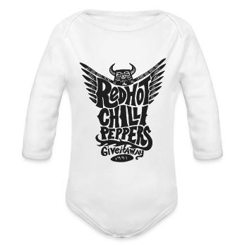 give it away - Organic Long Sleeve Baby Bodysuit -  - Front