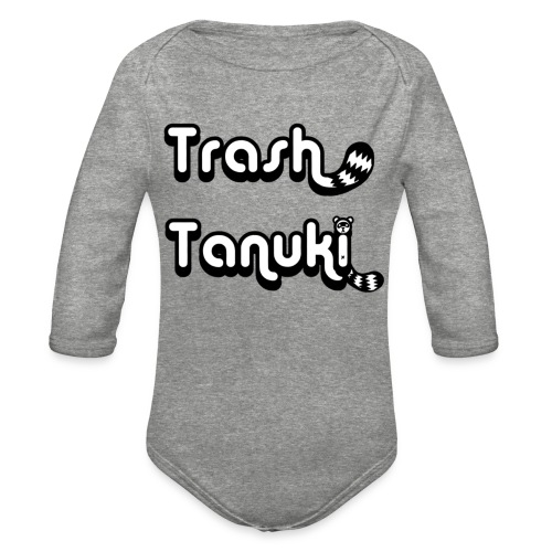 Trash Tanuki - Organic Long Sleeve Baby Bodysuit