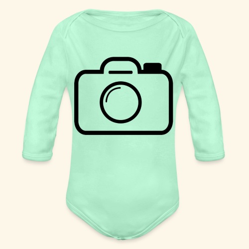 Camera - Organic Long Sleeve Baby Bodysuit