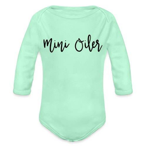 MiniOilerShirt - Organic Long Sleeve Baby Bodysuit