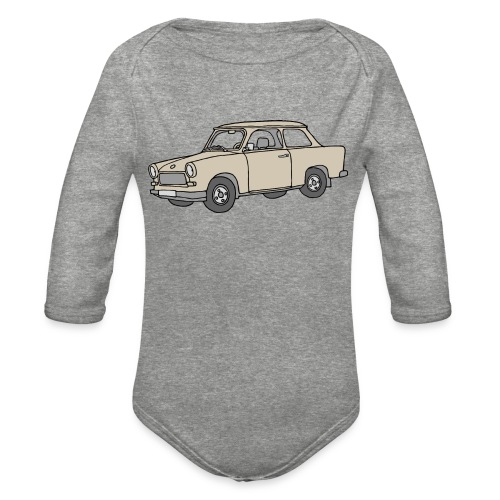 Trabant (papyrus car) - Organic Long Sleeve Baby Bodysuit