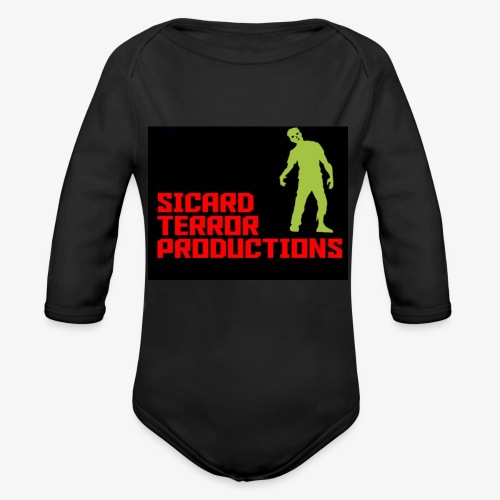 Sicard Terror Productions Merchandise - Organic Long Sleeve Baby Bodysuit