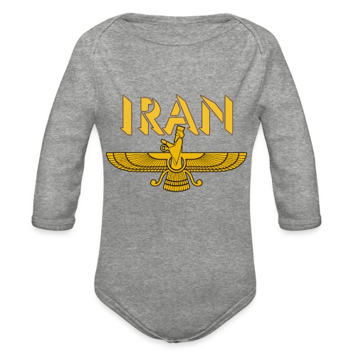 Iran 9 - Organic Long Sleeve Baby Bodysuit