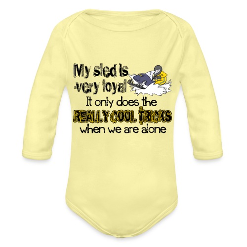 Loyal Sled - Organic Long Sleeve Baby Bodysuit