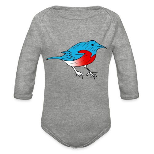 Birdie - Organic Long Sleeve Baby Bodysuit