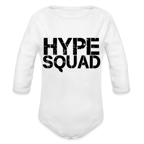 Hype Squad sports fanatic - Organic Long Sleeve Baby Bodysuit