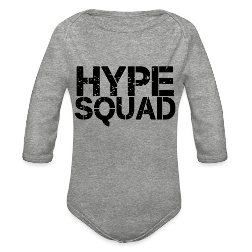 Hype Squad sports fanatic - Organic Long Sleeve Baby Bodysuit