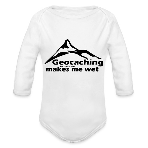 Wet Geocaching - Organic Long Sleeve Baby Bodysuit