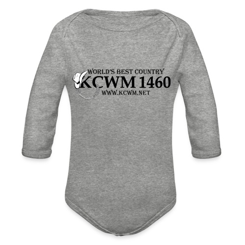 KCWM Logo - Organic Long Sleeve Baby Bodysuit