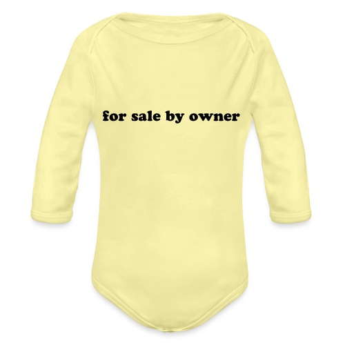 for sale by owner - Organic Long Sleeve Baby Bodysuit