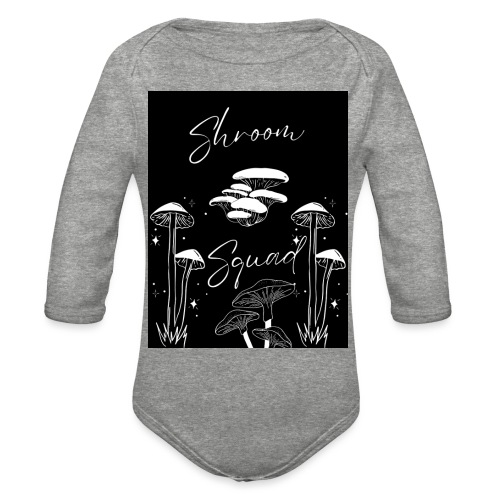 Shroom Squad - Organic Long Sleeve Baby Bodysuit