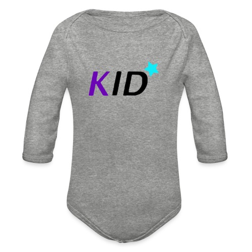 New KID Logo (Orlando Pride) - Organic Long Sleeve Baby Bodysuit