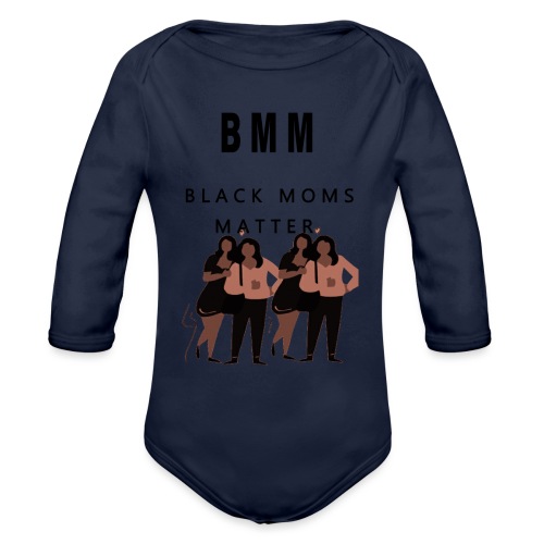 BMM 2 brown - Organic Long Sleeve Baby Bodysuit