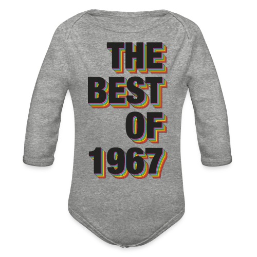 The Best Of 1967 - Organic Long Sleeve Baby Bodysuit