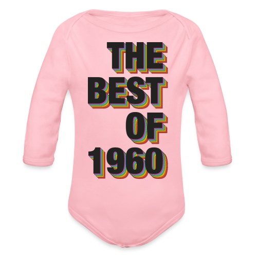 The Best Of 1960 - Organic Long Sleeve Baby Bodysuit