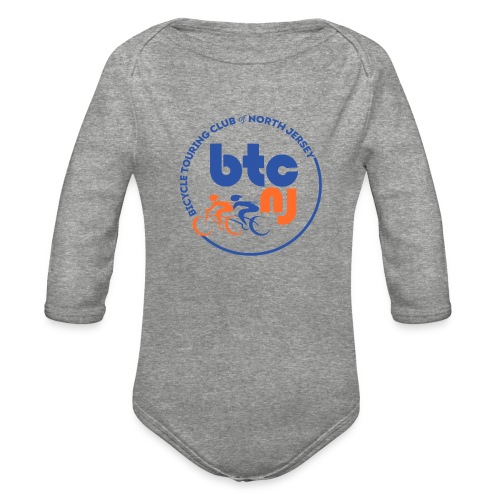 BTCNJ logo Gear - Organic Long Sleeve Baby Bodysuit