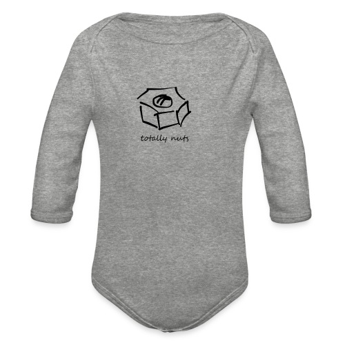 totally nuts - Organic Long Sleeve Baby Bodysuit