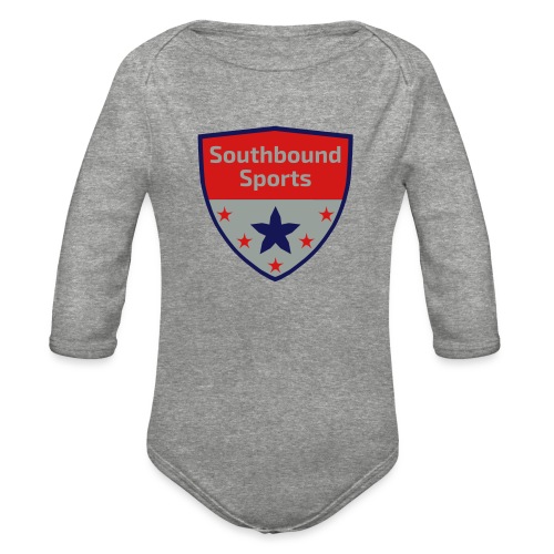 Southbound Sports Crest Logo - Organic Long Sleeve Baby Bodysuit