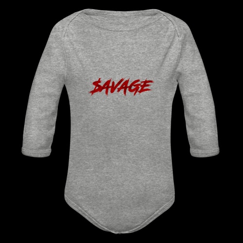 SAVAGE - Organic Long Sleeve Baby Bodysuit