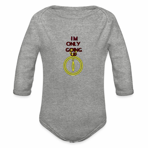 Im only going up - Organic Long Sleeve Baby Bodysuit