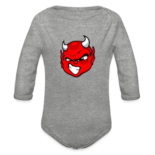 Rebelleart devil - Organic Long Sleeve Baby Bodysuit