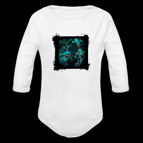 xB - War Of The Games - Organic Long Sleeve Baby Bodysuit