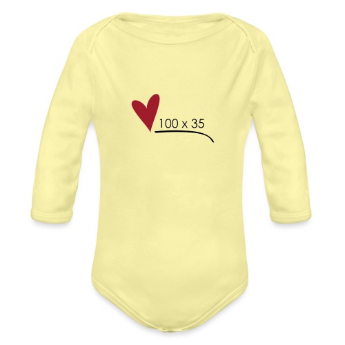Amo Puerto Rico 100 x 35 - Organic Long Sleeve Baby Bodysuit