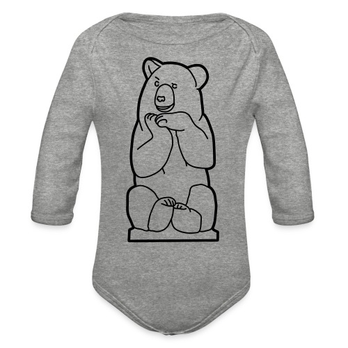 Berlin bear - Organic Long Sleeve Baby Bodysuit