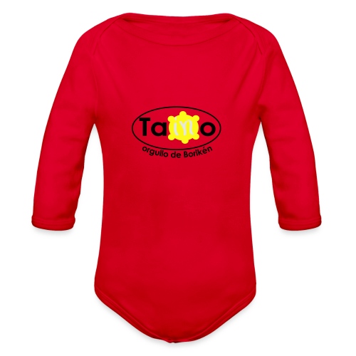 Taino orgullo de Borikén - Organic Long Sleeve Baby Bodysuit