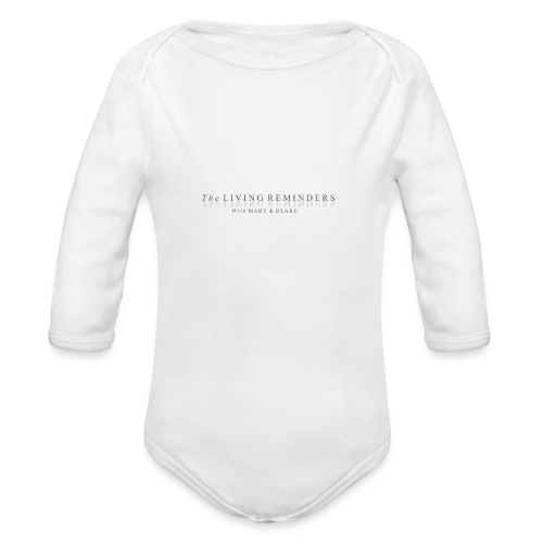 TLR LOGO Dark - Organic Long Sleeve Baby Bodysuit