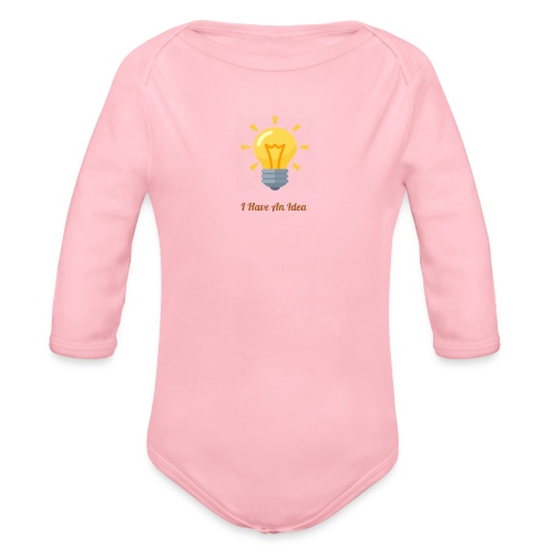 Idea Bulb - Organic Long Sleeve Baby Bodysuit