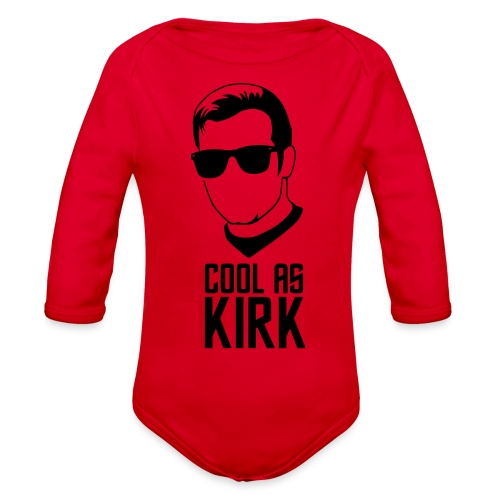 Cool As Kirk - Organic Long Sleeve Baby Bodysuit
