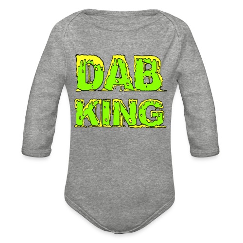 Dab King - Organic Long Sleeve Baby Bodysuit