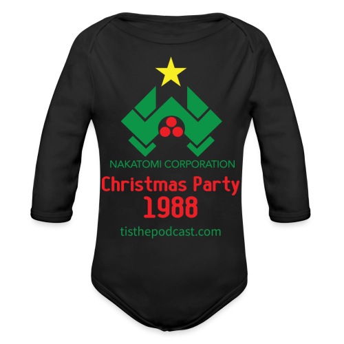 Nakatomi Christmas Party 1988 - Organic Long Sleeve Baby Bodysuit