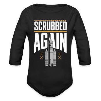 Rocket Science Rocket Scientist Aerospace Engineer - Organic Long Sleeve Baby Bodysuit - black - Front