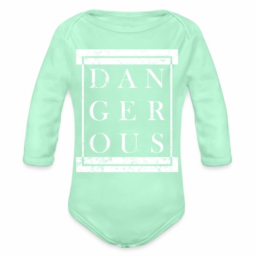 DANGEROUS - Grunge Block Box Gift Ideas - Organic Long Sleeve Baby Bodysuit