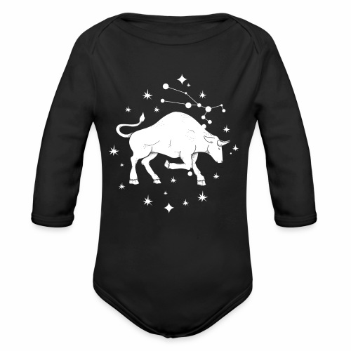 Astrological sign Imposing Taurus April Mai - Organic Long Sleeve Baby Bodysuit