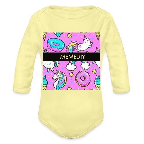 MemeDiy - Organic Long Sleeve Baby Bodysuit
