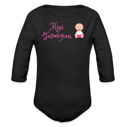 Girls Mini Taswegian - Organic Long Sleeve Baby Bodysuit