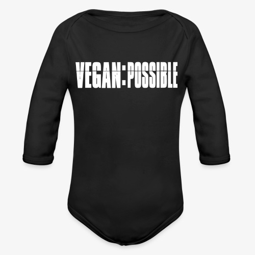 VeganPossible - Organic Long Sleeve Baby Bodysuit