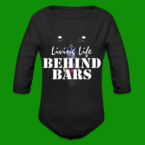 Living Life Behind Bars - Organic Long Sleeve Baby Bodysuit