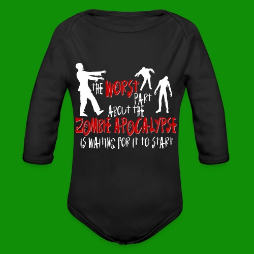 Worst Park of the Zombie Apocalypse - Organic Long Sleeve Baby Bodysuit