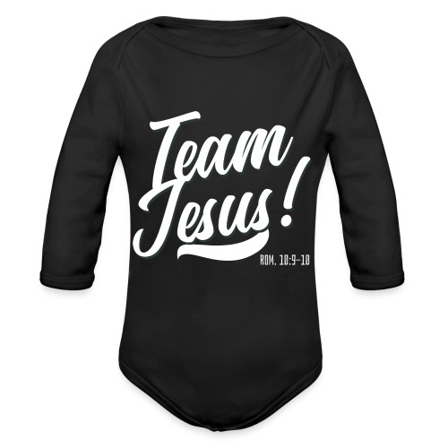 Team Jesus! - Organic Long Sleeve Baby Bodysuit