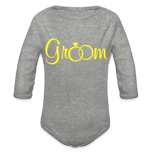 Groom - Weddings - Organic Long Sleeve Baby Bodysuit
