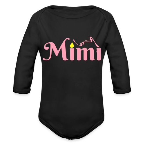 La bohème: Mimì candles - Organic Long Sleeve Baby Bodysuit