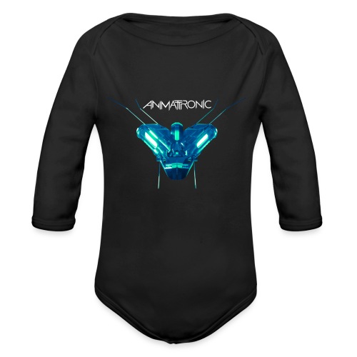 Mantis Blue - Organic Long Sleeve Baby Bodysuit