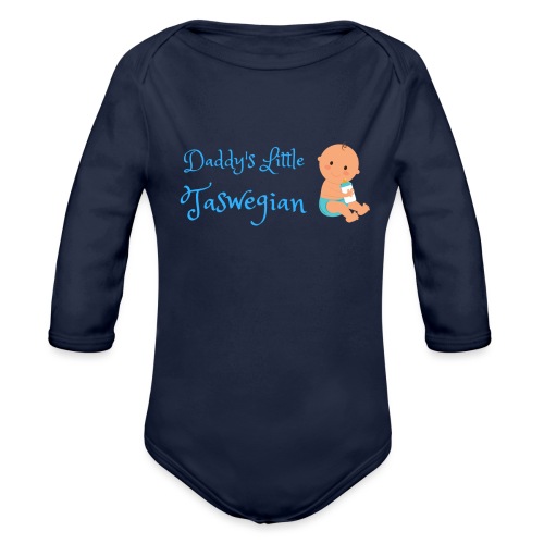 Dadds Little Taswegian Boys - Organic Long Sleeve Baby Bodysuit