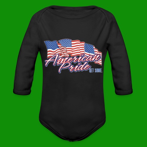 American Pride - Organic Long Sleeve Baby Bodysuit