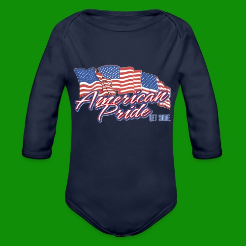 American Pride - Organic Long Sleeve Baby Bodysuit